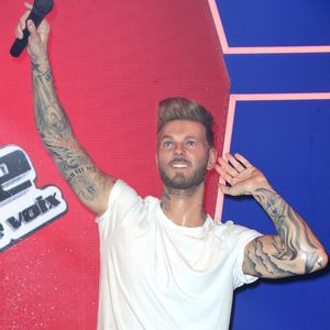 La statue de cire de Matt Pokora lors de l'inauguration du décor de l'émission The Voice au Musée Grevin a Paris, France le 07 Fevrier 2017. Photo Aurore Marechal/ABACAPRESS.COM