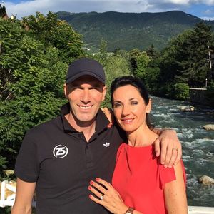 Zinédine Zidane et sa femme Véronique le 27 juin 2015.