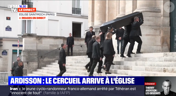 Obsèques de Thierry Ardisson, BFMTV