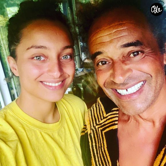 Yannick Noah et sa fille Eleejah