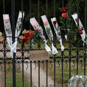 Illustration au domaine de Douchy après l'annonce de la mort de Alain Delon le 18 août 2024. 
L’acteur est mort ce dimanche 18 août au domaine de la Brûlerie, dans le Loiret, sa propriété depuis plus de cinquante ans. Il comptait s’y faire enterrer avec ses chiens.