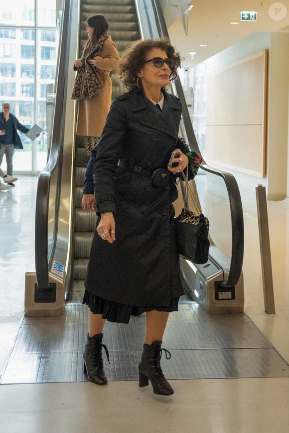 “Rendez-vous compte Fanny Ardant. Sa fille qui est assistante”, commence-t-il

Fanny Ardant quitte le procès de Gérard Depardieu pour agressions sexuelles sur deux femmes lors d'un tournage de film en 2021 au tribunal correctionnel de Paris, France, le 24 mars 2025. Depardieu, 76 ans, qui a réalisé plus de 200 films et séries télévisées, a été accusé de comportement inapproprié par une vingtaine de femmes, mais c'est la première affaire à être jugée. Les deux plaignantes - Amélie, 54 ans, décoratrice, et Sarah (nom modifié), 34 ans, assistante réalisatrice - allèguent une agression sexuelle lors du tournage en 2021 de « Les Volets Verts » du réalisateur Jean Becker. © Yehiel Chekroune/Bestimage