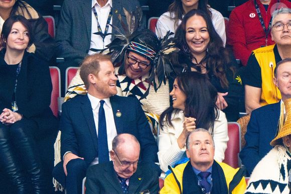 Le prince Harry et Meghan Markle assistent à la cérémonie d'ouverture des "Invictus Games Vancouver Whistler 2025" au Canada le 8 février 2025. Backgrid USA / Bestimage