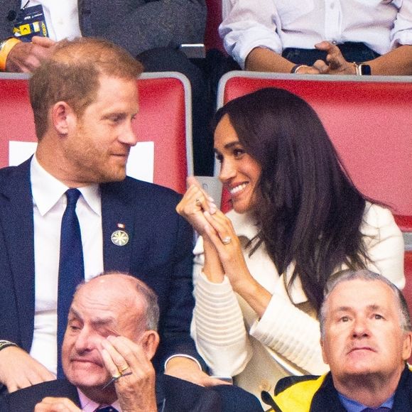 Le prince Harry et Meghan Markle assistent à la cérémonie d'ouverture des "Invictus Games Vancouver Whistler 2025" au Canada le 8 février 2025.