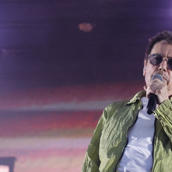 Jean-Michel Jarre sur la place Paleizenplein - Place des Palais à Bruxelles le mardi 01 juillet 2025, lors de la deuxième journée de la première édition de l'événement Brussels Palace Open Air. Photo by ABACAPRESS.COM