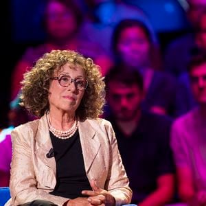 Exclusif - Mireille Dumas et Garou lors de l'enregistrement de l'émission "La Boîte à secrets", présentée par F.Bollaert et diffusée le 26 septembre 2025 sur France 3, dans les studios du Lendit à Saint-Denis, Seine Saint-Denis, France, le 8 septembre 2025. © Pierre Perusseau/Bestimage