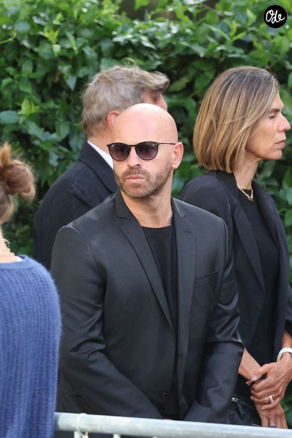 Franck Gastambide - Arrivées aux obsèques de Nicolas Altmayer en l’Église de Saint-Germain-des-Prés à Paris le 31 aout 2026. 

© Dominique Jacovides-Cyril Moreau/Bestimage