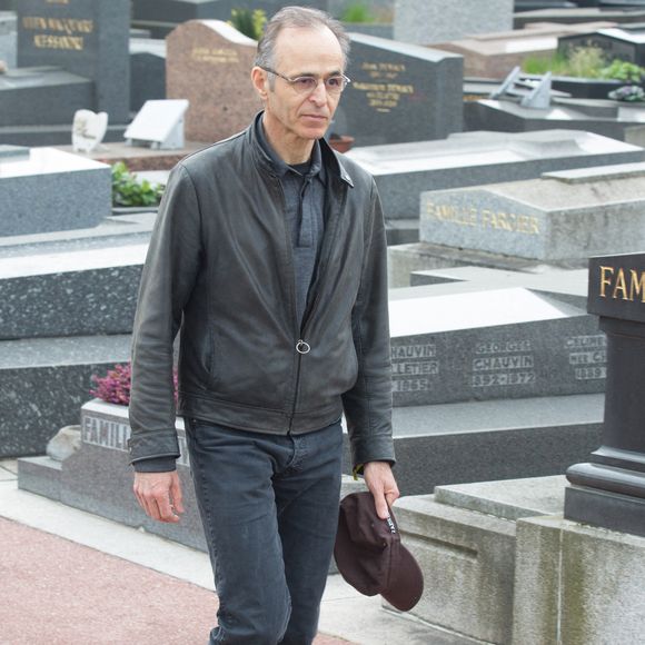 Jean-Jacques Goldman lors des obseques de Veronique Colucci au cimetière de Montrouge, Paris, France le 12 avril 2018. Photo ABACAPRESS.COM