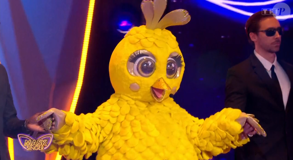 Le poussin dans Mask Singer - capture d'écran TF1