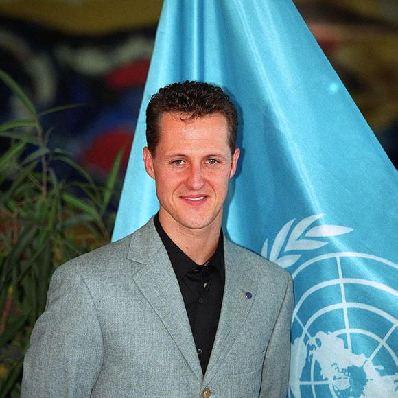 Archives - Michael Schumacher à L'unesco. BORDE-GIRY / BESTIMAGE