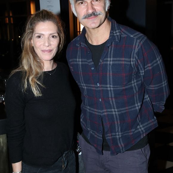 Exclusif - Judith El Zein et François Vincentelli - Cocktail à l'issue de la générale de la pièce "Les gens de Bilbao naissent où ils veulent" au théâtre Marigny à Paris le 19 Novembre 2024. © Bertrand Rindoff / Bestimage