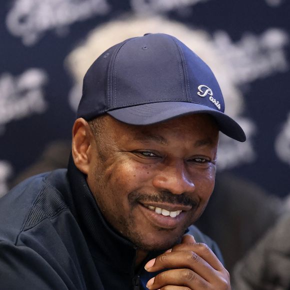 MC Solaar - Conférence de presse de la nouvelle édition du Foot-Concert organisé par le Réseau A.Ma.N.D./Huntington Avenir à la LDLC Arena à Lyon le 11 Novembre 2024. Cet événement solidaire unique en France rassemble le sport et la musique pour lutter contre les maladies neurodégénératives. © Dominique Jacovides/Bestimage