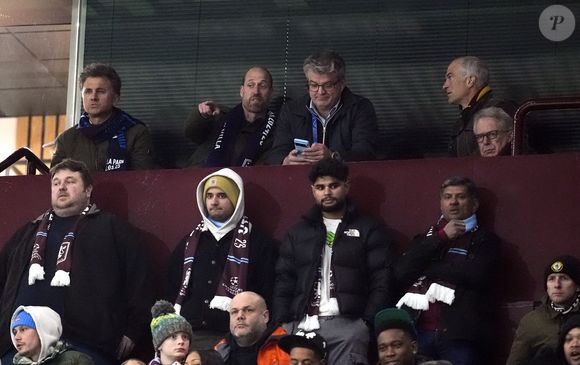Le Prince de Galles dans les tribunes lors du match retour des huitièmes de finale de l'UEFA Champions League à Villa Park, Birmingham. Mercredi 12 mars 2025. ... Aston Villa - Club Brugge - UEFA Champions League - Huitièmes de finale - Match retour - Villa Park Birmingham Nick Potts/PA Wire.