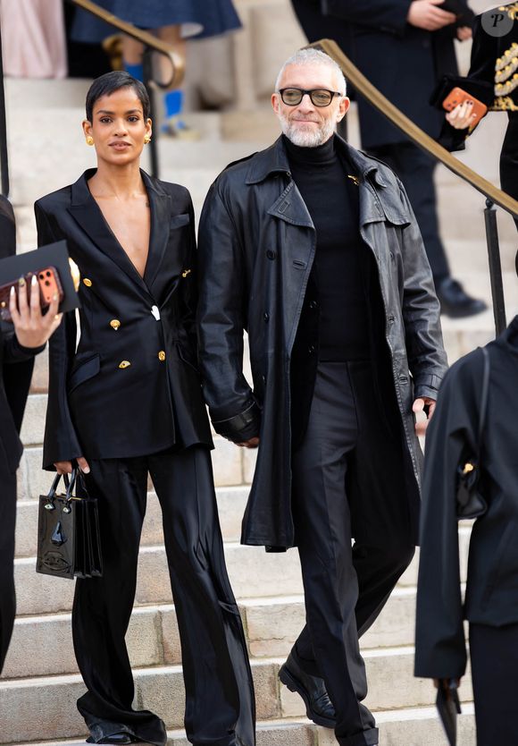 Vincent Cassel - Arrivées des célébrités au défilé Schiaparelli "Collection Haute Couture Printemps/Eté 2026" lors de la Fashion Week de Paris (PFW), au Petit Palais à Paris, France, le 26 janvier 2026. © Thibault Duboucher/Bestimage