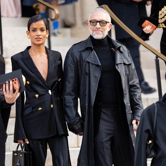 Vincent Cassel - Arrivées des célébrités au défilé Schiaparelli "Collection Haute Couture Printemps/Eté 2026" lors de la Fashion Week de Paris (PFW), au Petit Palais à Paris, France, le 26 janvier 2026. © Thibault Duboucher/Bestimage