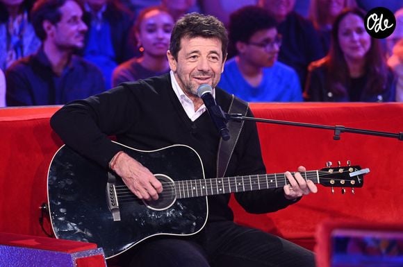 Exclusif - Patrick Bruel lors de l'enregistrement de l'émission "Vivement dimanche" au studio Rive Gauche, présentée par M.Drucker avec une diffusion sur France 3 le 15 mars 2026, à Paris, France, le 4 mars 2026. © Guillaume Gaffiot/Bestimage