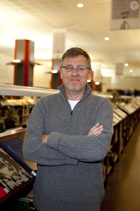 Rendez-vous avec Grégoire Delacourt, à Nice. Le 12 mars 2015. JLPPA / Bestimage