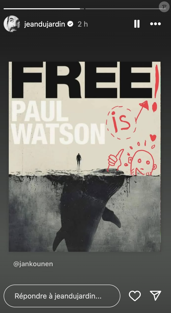"Je ne pourrais pas tomber amoureux d’une fille carnivore. J’ai un mode de vie, alimentaire et même vestimentaire qui est en adéquation avec mes principes écologiques"

Jean Dujardin réagit à la libération de Paul Watson