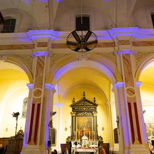 Exclusif - L'église de Saint-Tropez se prépare pour les obsèques de Brigitte Bardot, France, le 6 janvier 2026. Brigitte Bardot, figure emblématique du cinéma français et icône internationale, est décédée le 28 décembre 2025 à l'âge de 91 ans dans sa mythique propriété de La Madrague, à Saint-Tropez (France). Agence / Bestimage