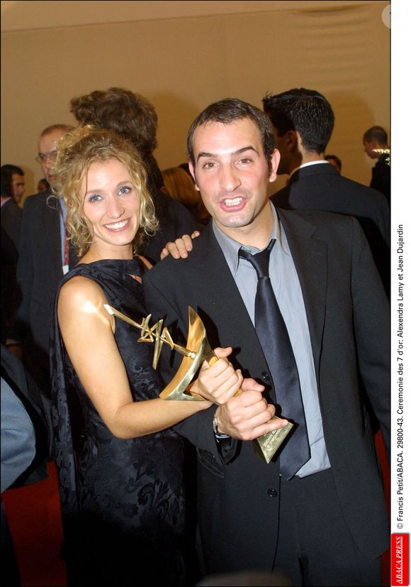 Cérémonie des 7 d'or : Alexendra Lamy et Jean Dujardin. © Francis Petit/ABACA.