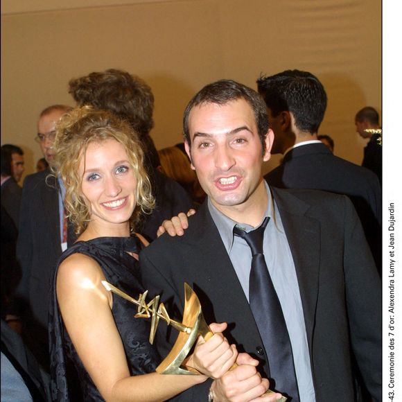 Cérémonie des 7 d'or : Alexendra Lamy et Jean Dujardin. © Francis Petit/ABACA.