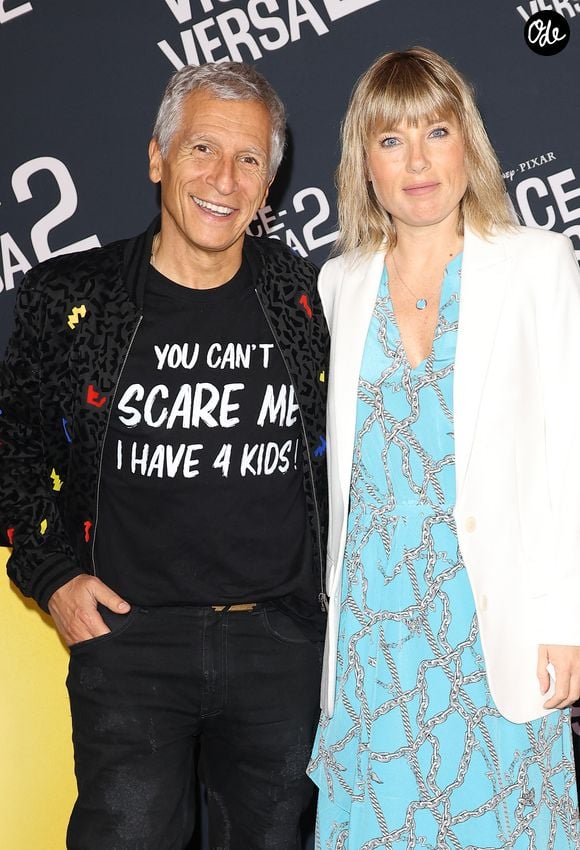 Mélanie Page et Nagui à l'avant-première du film "Vice-versa 2" au cinéma Le Grand Rex à Paris le 16 juin 2024. 

© Coadic Guirec/Bestimage