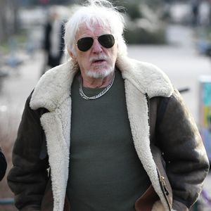 Hugues Aufray  lors des obseques de Thierry Sechan au cimetière Montparnasse le 16 janvier 2019 a Paris, France. Photo by ABACAPRESS.COM