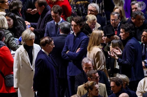 Bernard Arnault, ses enfants, Delphine Arnault, Frédéric Arnault, Antoine Arnault, Jean Arnault, sa femme Hélène Mercier-Arnault - Cérémonie de réouverture de la cathédrale Notre-Dame de Paris, le 7 décembre 2024.
© Dominique Jacovides / Bestimage