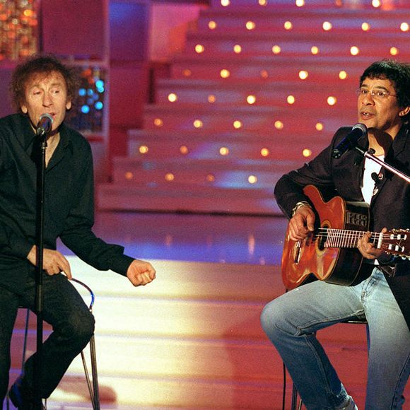 Jamais loin de Laurent Voulzy, son ami Alain Souchon possède lui-aussi une maison familiale dans la baie de Quiberon, à la Trinité-sur-mer...

Alain Souchon et Laurent Voulzy. Photo par Max Colin/Abaca