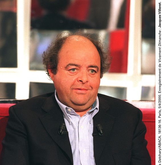 © Jean-Jacques Datchary/ABACA. 18136-16. Paris, 5/4/2000. Enregistrement de Vivement Dimanche : Jacques Villeret.