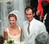 Ensuite, Christian Vadim tombera sous le charme de la styliste capillaire Caroline Bufalini qu'il épousera en 1996.
Mariage de Christian Vadim et Caroline Bufalini à Autun en 1996 © Bestimage