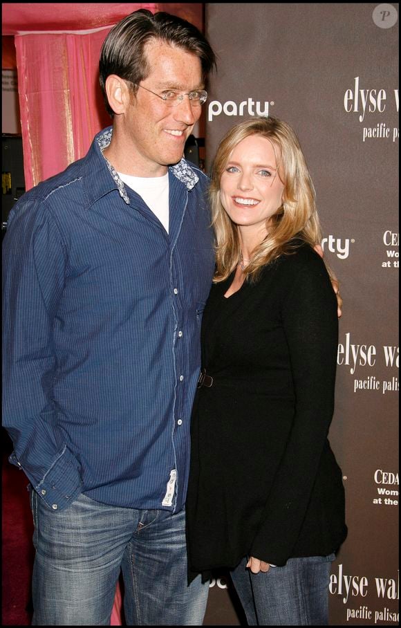 Courteney Thorne-Smith et son mari Roger Fishman, lors d'un événement au profit de la recherche sur le cancer à Santa Monica, le 8 septembre 2007. ALAIN ROLLAND / MAXIMA PROD / BESTIMAGE