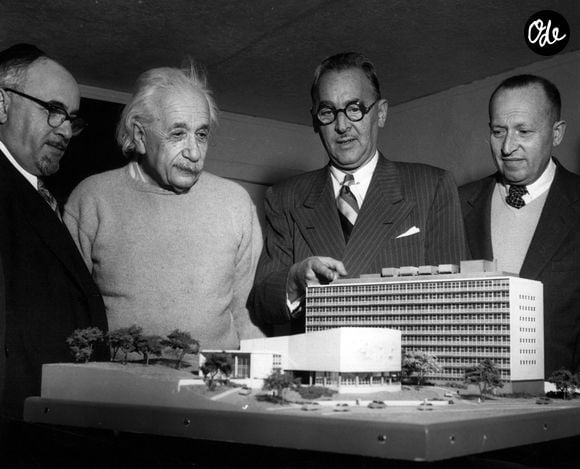 Albert Einstein le 14 mars 1954. 

© Keystone Press Agency/ZUMA Press Wire