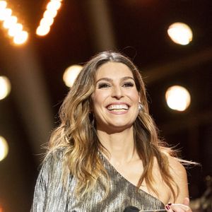 Laury Thilleman - Enregistrement de l'émission "La fête de la chanson française" à Paris, présentée par L.Thilleman et A.Manoukian, et diffusée le 20 décembre sur France 3
© Pierre Perusseau / Bestimage