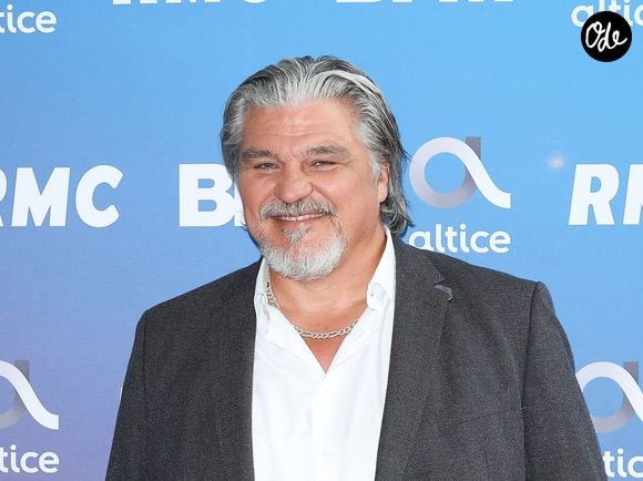 David Douillet lors de la conférence de presse de rentrée BFM TV. - RMC du groupe Altice France à Paris, France, le 31 août 2023. © Coadic Guirec/Bestimage