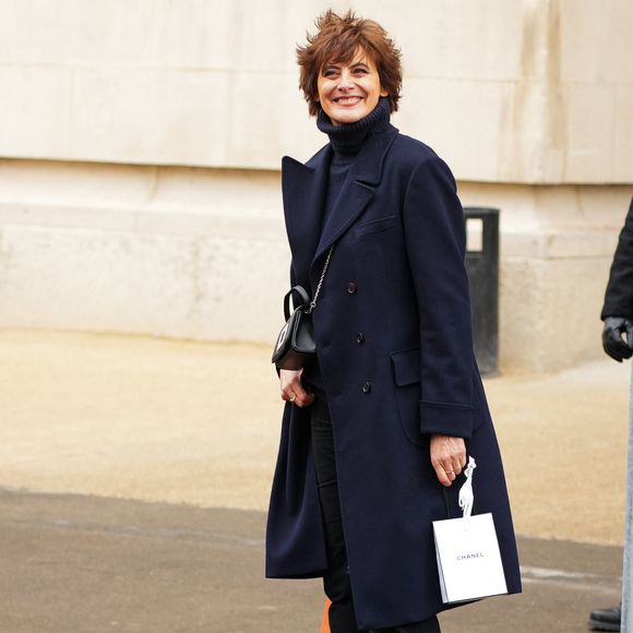 Inès de la Fressange - Les célébrités au défilé Chanel "Collection Haute Couture Printemps/Eté 2025" lors de la Fashion Week de Paris (PFW), le 28 janvier 2025. Lucia Sabatelli / Bestimage