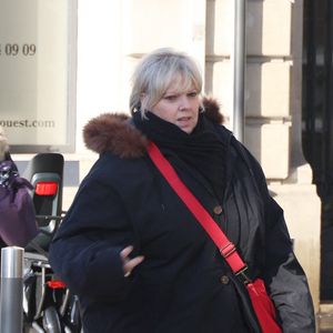 Exclusif - Laurence Boccolini à sa sortie des studios de RTL, à Neuilly-sur-Seine, France, le 6 janvier 2026. © Bestimage