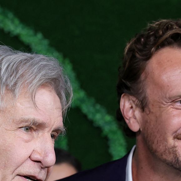 Jason Segel, Harrison Ford à la première mondiale de la saison 2 de l'Apple TV+ "Shrinking" au Pacific Design Center à West Hollywood, CA, USA le 08 octobre 2024. 
Fati Sadou/ABACAPRESS.COM