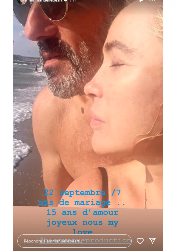 Emmanuelle Béart sur Instagram