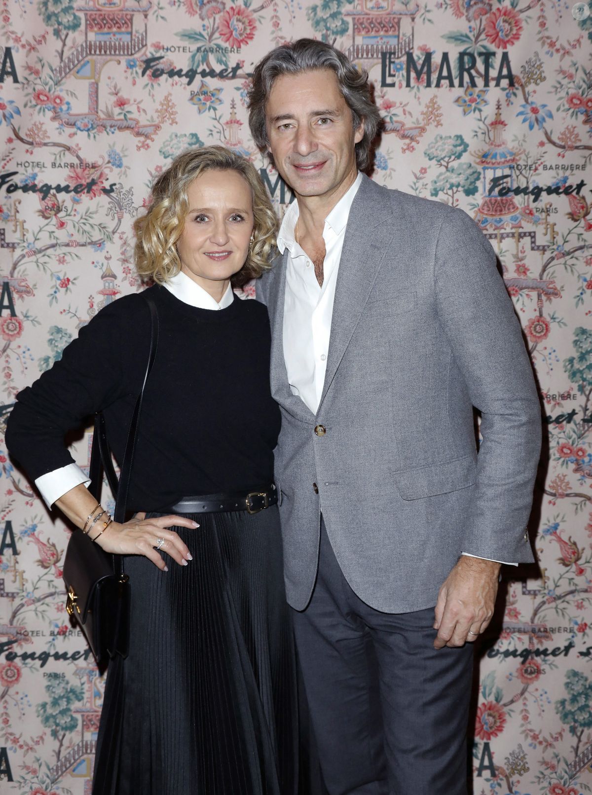 Mari Roux Colas Photo : Exclusif - Caroline Roux et son mari Laurent Solly (président ...