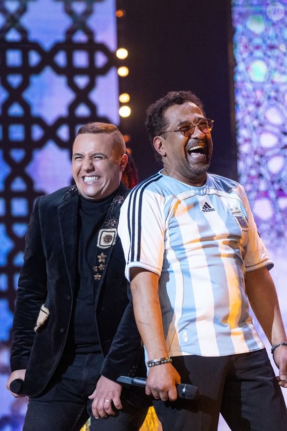 Faudel et Khaled - Enregistrement de l'émission "La grande soirée du 31 à Versailles", qui sera diffusée sur France 2. Le 15 décembre 2020
© Tiziano Da Silva - Cyril Moreau / Bestimage