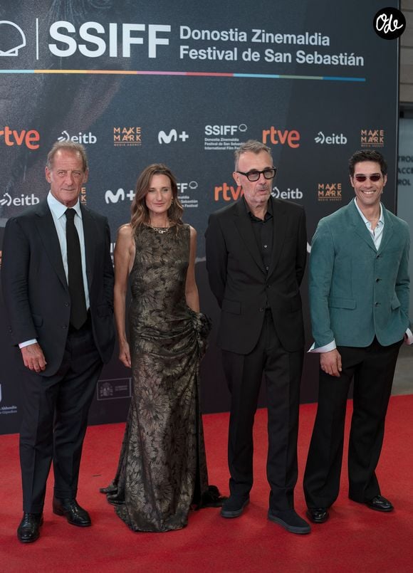Camille Cottin, Vincent Lindon, Fred Cavayé et Tahar Rahim — Projection des Misérables au San Sebastian Film Festival le 19 septembre 2026 
© LALO YASKY / BESTIMAGE