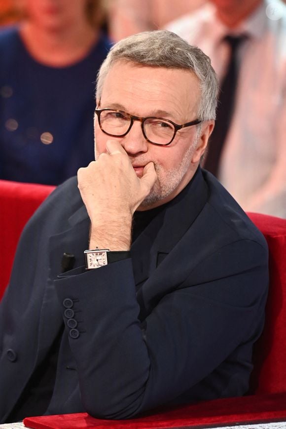 L'occasion d'évoquer la garde partagée de leur chien Tigane.
Exclusif - Laurent Ruquier - Enregistrement de l'émission "Vivement Dimanche" au Studio Gabriel à Paris, France, le 1er octobre 2024, présentée par M.Drucker et diffusée le 3 novembre sur France 3. © Guillaume Gaffiot/Bestimage