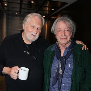 Exclusif - Jean-Jacques Debout et Hervé Vilard - Personnalités au spectacle de Chantal Goya "50 ans d'amour" au palais des Congrès à Paris le 25 mai 2025.

© Philippe Baldini / Bestimage