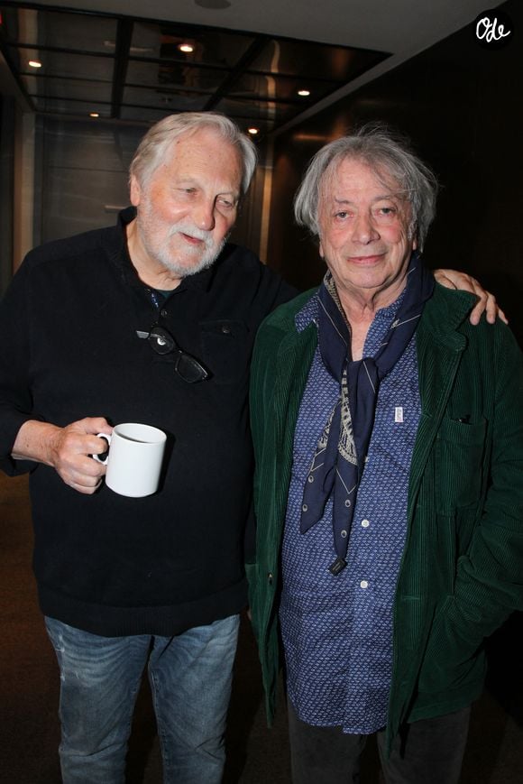 Exclusif - Jean-Jacques Debout et Hervé Vilard - Personnalités au spectacle de Chantal Goya "50 ans d'amour" au palais des Congrès à Paris le 25 mai 2025.

© Philippe Baldini / Bestimage