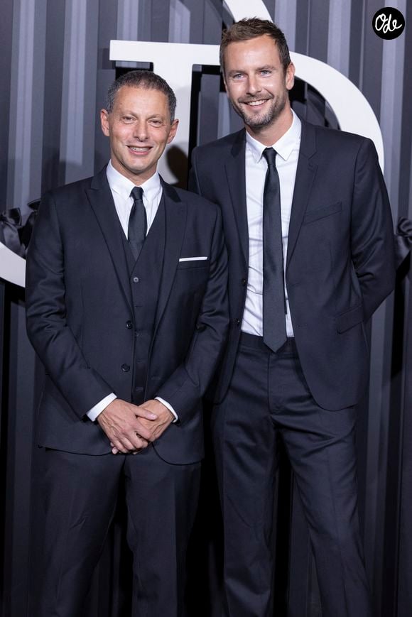 Marc-Olivier Fogiel et son mari Francois Roelants lors du gala d'ouverture de la saison de la danse 2021/2022 au Palais Garnier à Paris le 24 septembre 2021.

© Olivier Borde / Bestimage