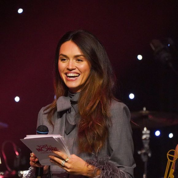Une autre Miss France, Diane Leyre, était également présente, 

Diane Leyre - Gala " Tous les talents chantent contre le cancer " aux Folies Bergères à Paris le 8 juin 2026. 

© Anne-Sophie Guebey / Bestimage
