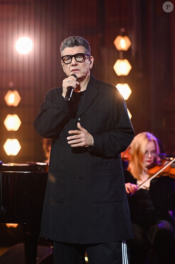 Exclusif - Marc Lavoine - Enregistrement de l'émission "Le Grand Echiquier : Spéciale Dalida" à l'Opéra royal de Versailles, présentée par C.Chazal et A.Manoukian, et diffusée sur France 2, le 18 mars 2025. © Guillaume Gaffiot/Bestimage