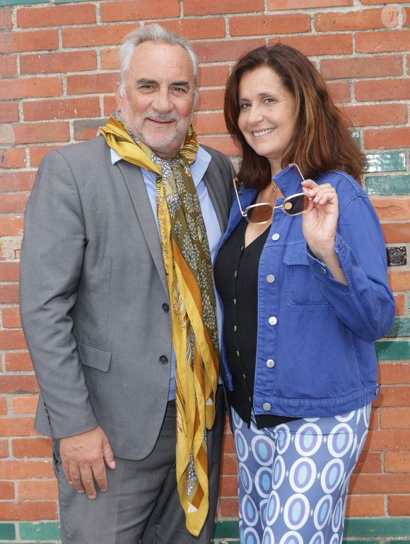 Antoine Duléry et Pascale Pouzadoux  - Les célébrités prennent la pose lors la 4ème édition du festival du film de Demain à Vierzon, France, le 5 juin 2025. © Coadic Guirec/Bestimage