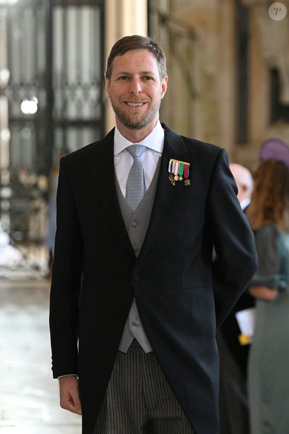 Le prince Leka II lors du mariage religieux de Maria Francisca de Bragança et Duarte de Sousa Araújo Martins à la Basílica Palácio de Mafra à l'intérieur du Palácio Nacional de Mafra, Portugal, le 7 octobre 2023.
© Global Imagens/Atlântico Press/Bestimage